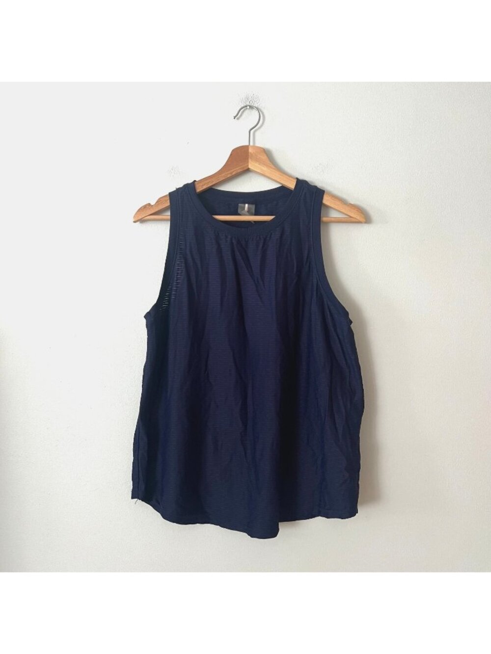 CALIA by Carrie Underwood Navy Blue Ribbed Athletic Tank Top Women's Size XL